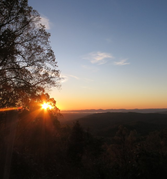 Sunrise over the Blue Ridge